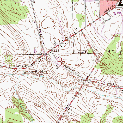 Topographic Map of Family Church, NY