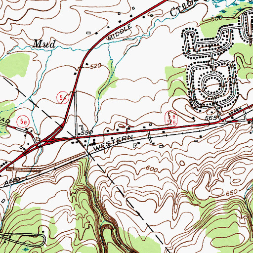 Topographic Map of First Church of Christ Scientist, NY