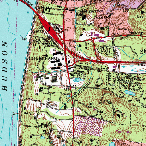 Topographic Map of First Korean Methodist Church, NY