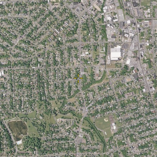 Aerial/Satellite Image of Fountain of Life Church of God in Christ, NY