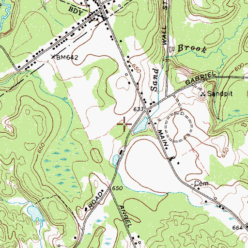 Topographic Map of Full Gospel Assembly Church, NY