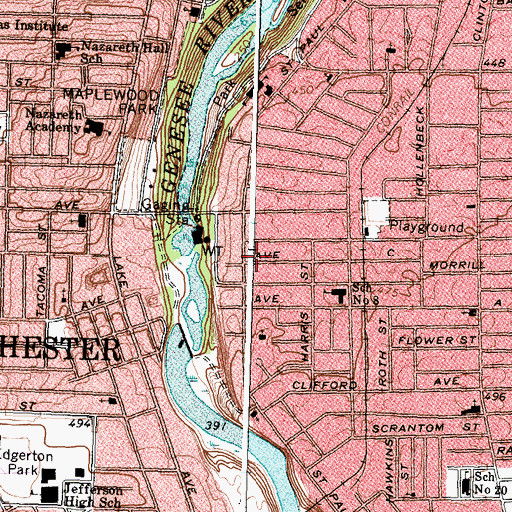 Topographic Map of God's House of Refuge, NY