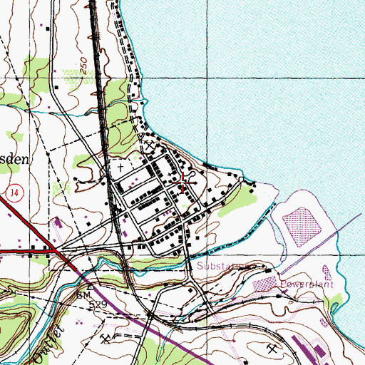 Topographic Map of Good Samaritan Baptist Church, NY