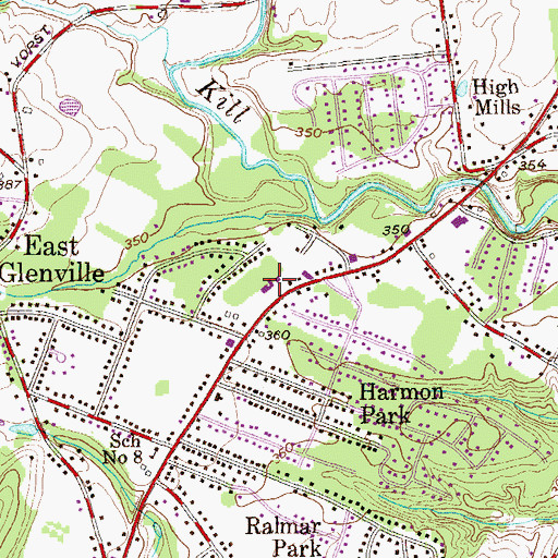 Topographic Map of Good Shepherd Lutheran Church, NY