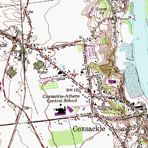 Topographic Map of Gospel Community Church, NY