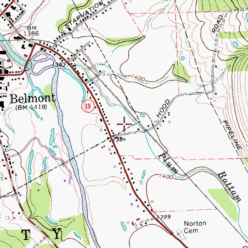 Topographic Map of Gospel Fellowship Church, NY