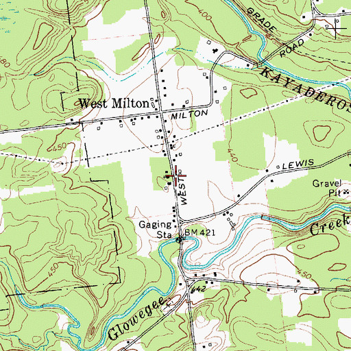 Topographic Map of Grace Brethren Church, NY