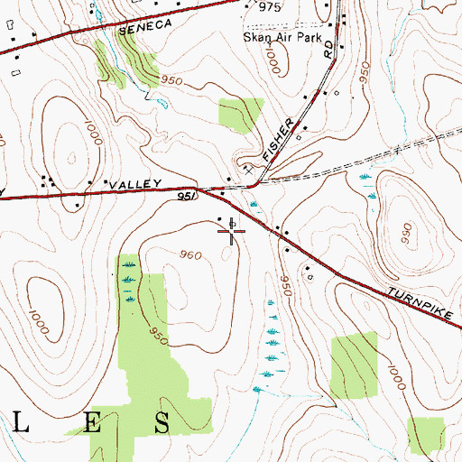 Topographic Map of Grace Chapel, NY