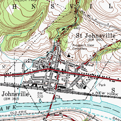 Topographic Map of Grace Christian Church, NY