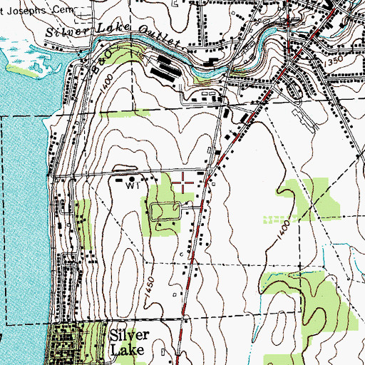 Topographic Map of New Testament Church, NY