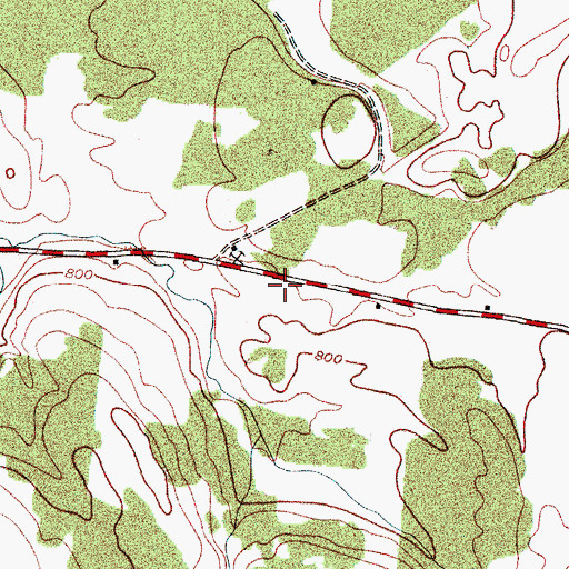 Topographic Map of North Country Fellowship Church, NY
