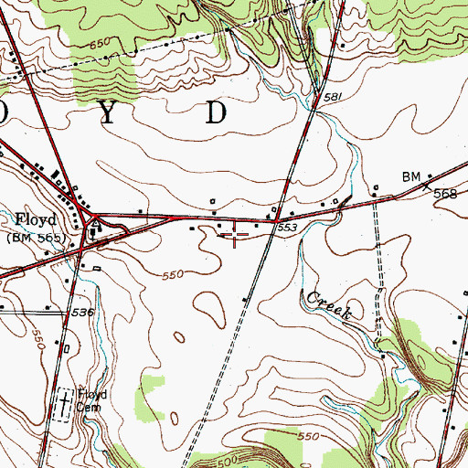 Topographic Map of One Heart Church, NY