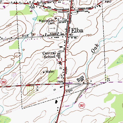 Topographic Map of Our Lady of Fatima Church, NY
