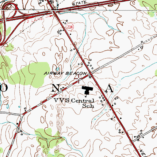 Topographic Map of Our Lady of Good Counsel Church, NY