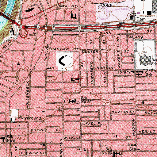 Topographic Map of Our Lady of Perpetual Help, NY