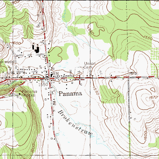 Topographic Map of Our Lady of the Snows, NY