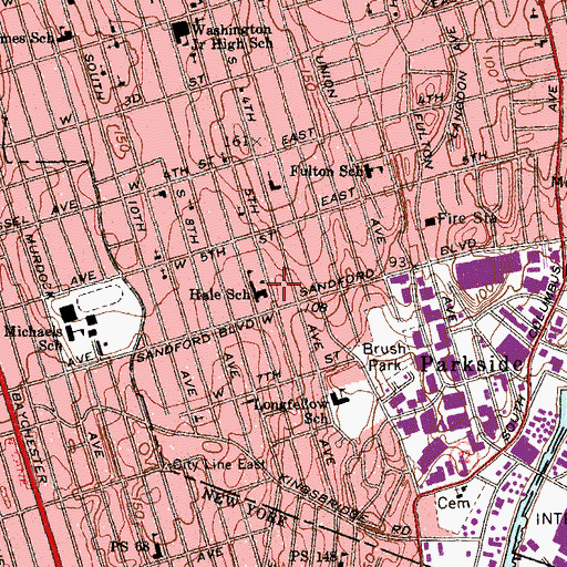 Topographic Map of Pentecostal Deliverance Church, NY