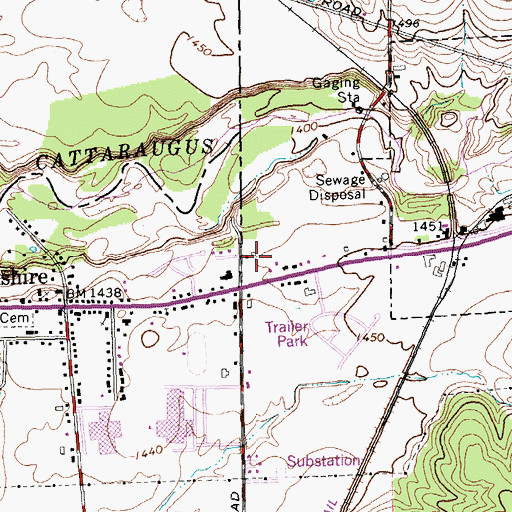 Topographic Map of Pioneer Christian Fellowship, NY