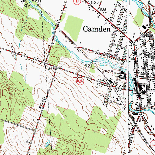 Topographic Map of The Abundant Life Community Church, NY