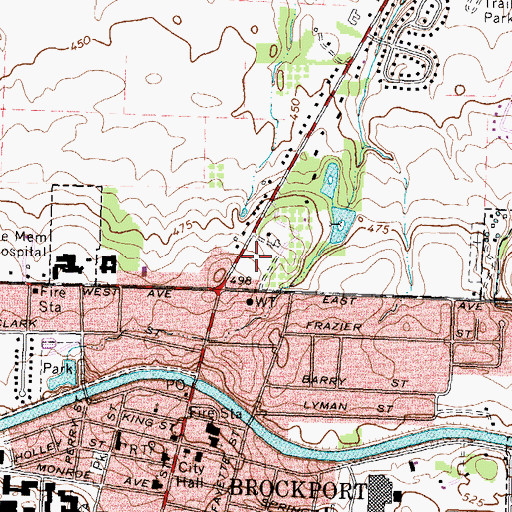 Topographic Map of The Church of Jesus Christ of Latter Day Saints, NY