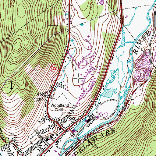 Topographic Map of The Church of Jesus Christ of Latter Day Saints, NY