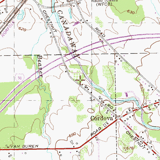 Topographic Map of The Church of Jesus Christ of Latter Day Saints, NY