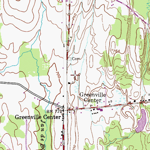 Topographic Map of The Church of Jesus Christ of Latter Day Saints, NY