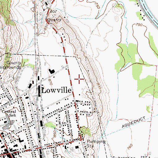 Topographic Map of The Church of Jesus Christ of Latter Day Saints, NY