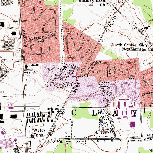 Topographic Map of The Church of Jesus Christ of Latter Day Saints, NY
