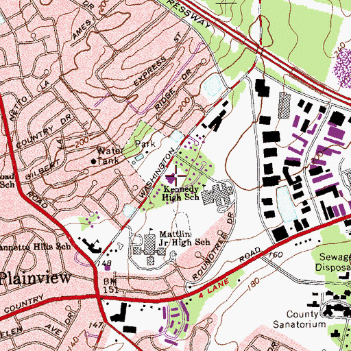 Topographic Map of The Church of Jesus Christ of Latter Day Saints, NY