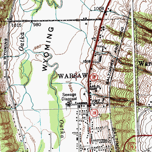 Topographic Map of The Church of Jesus Christ of Latter Day Saints, NY