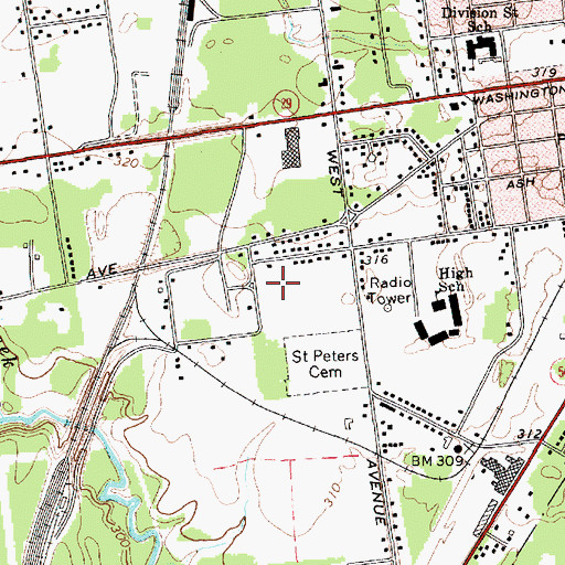 Topographic Map of The Church of Jesus Christ of Latter Day Saints, NY