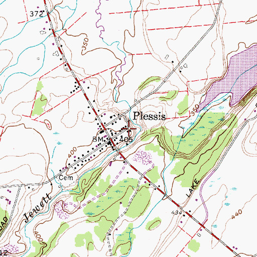 Topographic Map of Thousand Islands Christian Church, NY