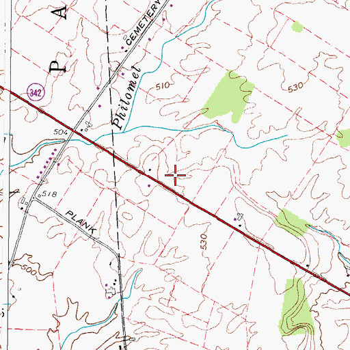 Topographic Map of Tri County Church of Christ, NY
