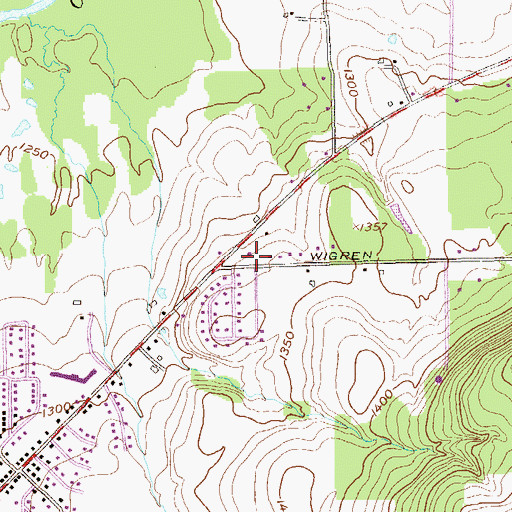Topographic Map of Trinity United Methodist Church, NY