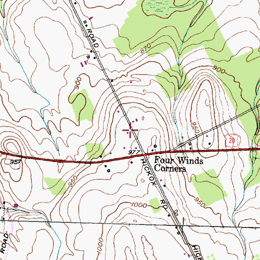 Topographic Map of Unitarian Universalist Church, NY