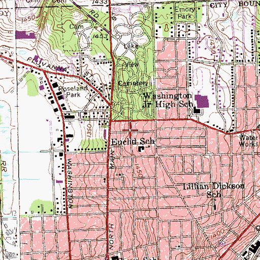 Topographic Map of Unitarian Universalist Church, NY