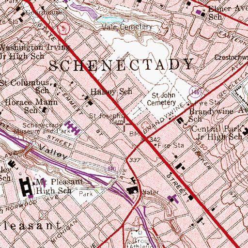 Topographic Map of Grace Family Fellowship, NY