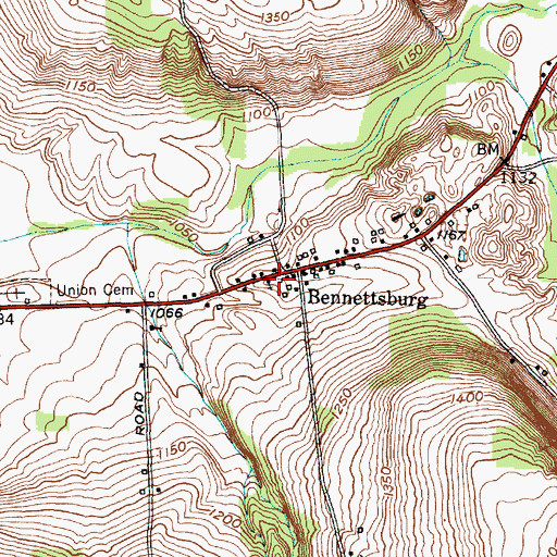 Topographic Map of Grace Gospel Assembly of God, NY