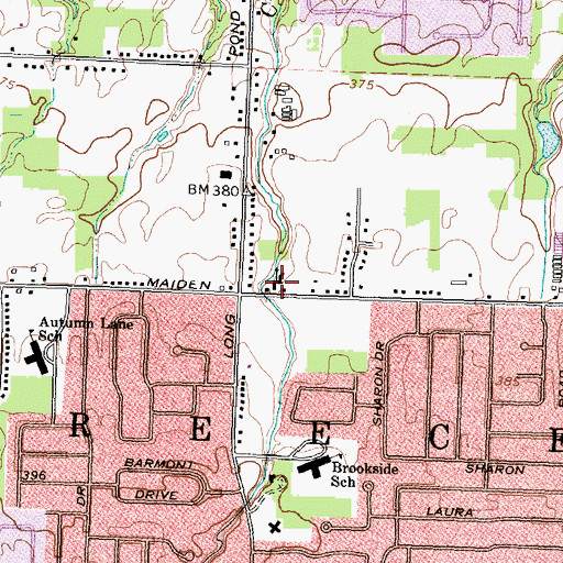 Topographic Map of Greece United Methodist Church, NY