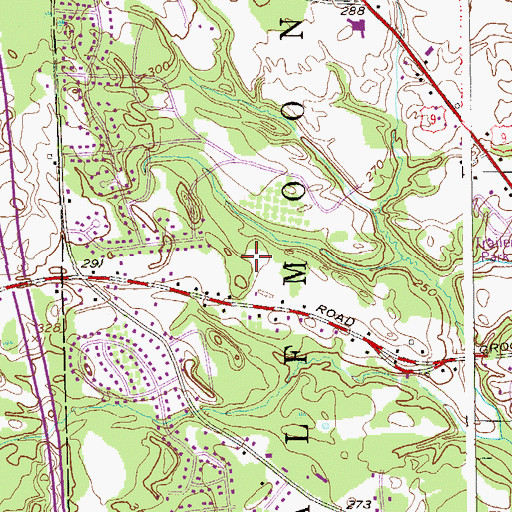 Topographic Map of Harvest Church, NY