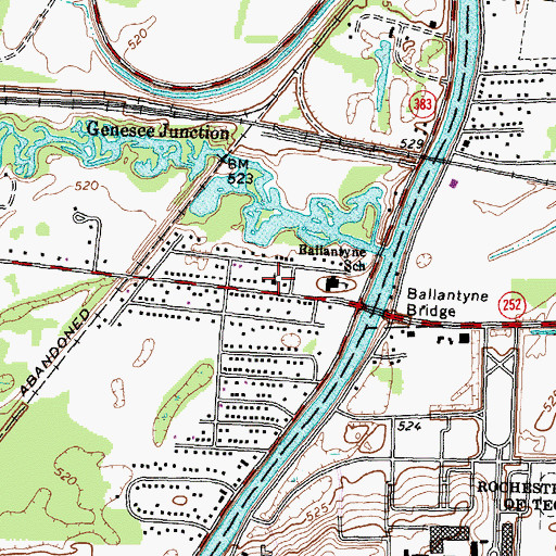 Topographic Map of Holy Light Church of God, NY