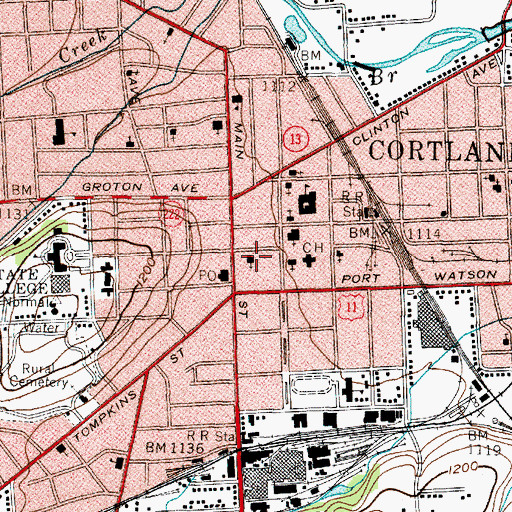 Topographic Map of Holy Spirit Lutheran Church, NY