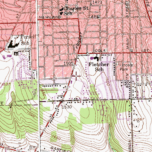 Topographic Map of Holy Trinity Lutheran Church, NY