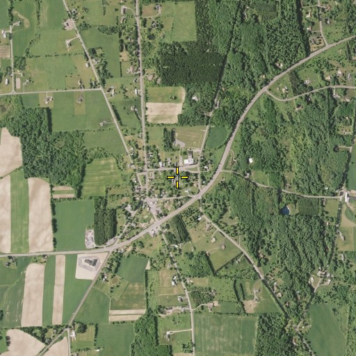 Aerial/Satellite Image of Immaculate Conception Church, NY
