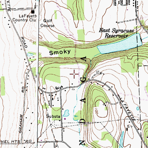 Topographic Map of International Assembly, NY