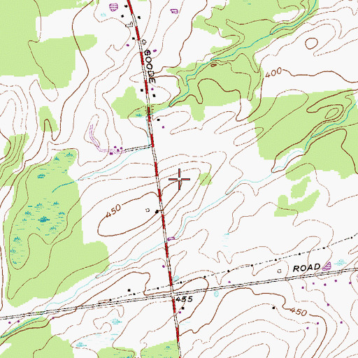 Topographic Map of Kingdom Hall of Jehovah's Witnesses, NY