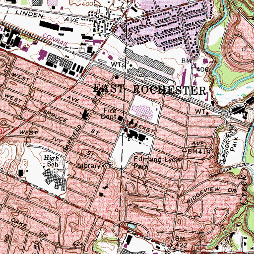 Topographic Map of Koinonia Fellowship, NY