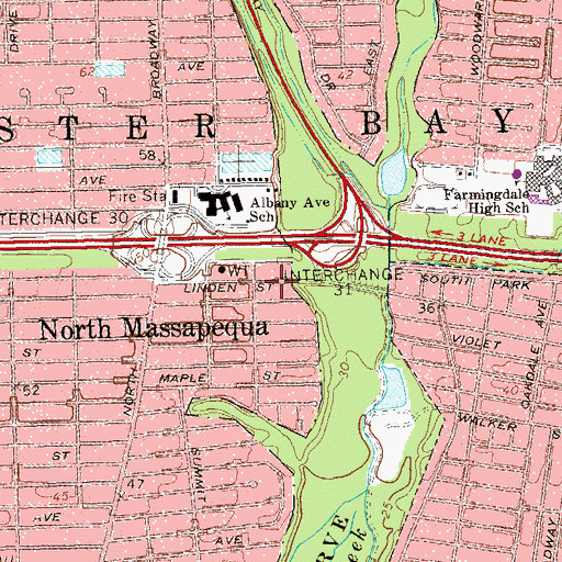Topographic Map of Powered by Christ Church, NY