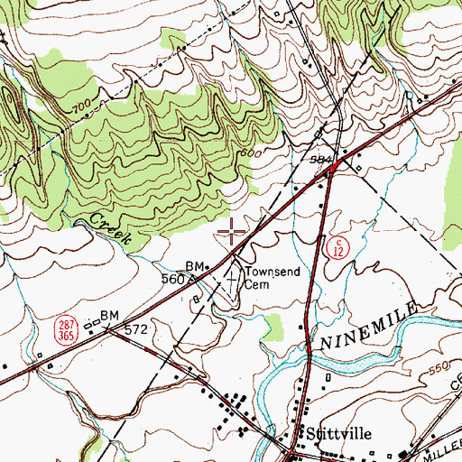 Topographic Map of Redeeming Love Fellowship Church, NY